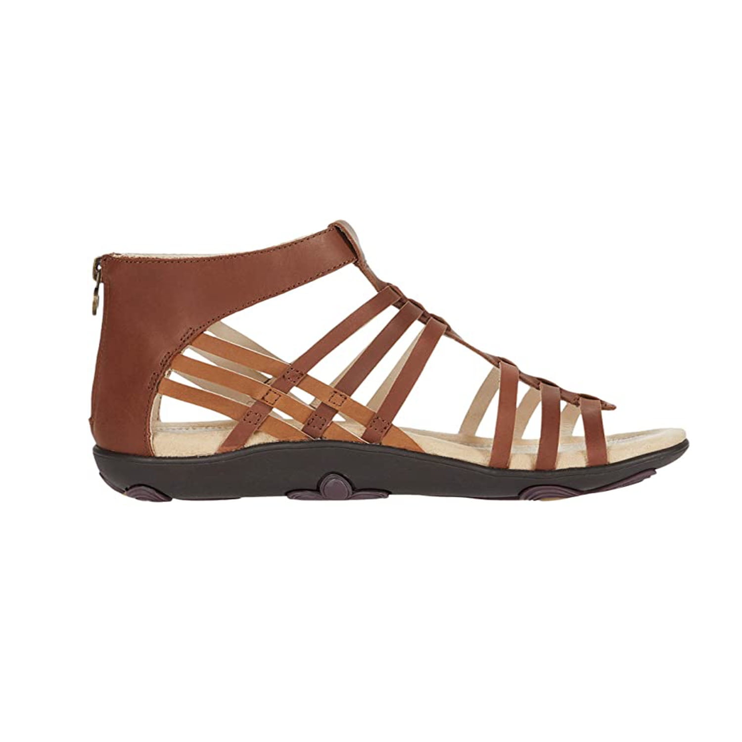 Jambu - JBU by Jambu Women's Bonsai Synthetic Sole Back Zip Closure Sandals - Walmart.com 