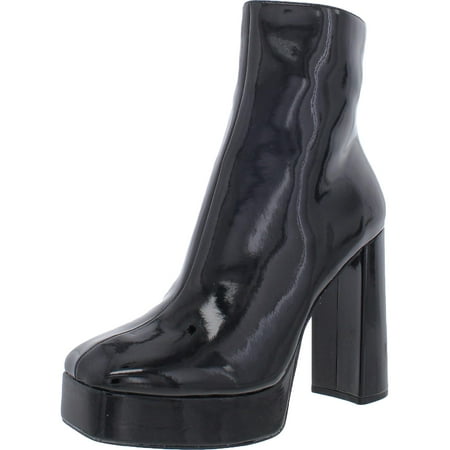 

Steve Madden Womens Luisina Patent Square Toe Mid-Calf Boots