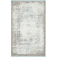 thumbnail image 2 of Unique Loom 3130009 5 x 8 ft. Olwen New Classical Rectangular Rug, Light Blue, 2 of 6