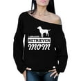 thumbnail image 1 of Awkward Styles Women's Labrador Retriever Mom Graphic Off Shoulder Tops Oversized Sweatshirt Dog Mom, 1 of 4