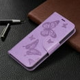 thumbnail image 5 of TECH CIRCLE Galaxy S23 Plus Case,Embossed Butterfly PU Leather Credit Card Holder Slots Full Body Protection Kickstand Flip Folio Shockproof TPU Phone Cover for Samsung Galaxy S23 Plus 6.6",Violet, 5 of 6