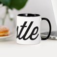 thumbnail image 4 of CafePress - Hustle Mug - 11 oz Ceramic Mug - Novelty Coffee Tea Cup, 4 of 6