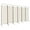 White, variant on Costway 6 Panels Folding Privacy Screen 6 Ft Tall Fabric Privacy Screen for Home White