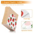 thumbnail image 5 of Yayeee Napkin Holder for Table Set of 2 Kitchen Paper Tissue Organization, Strawberry, 5 of 8