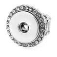 thumbnail image 4 of HOOUN DIY Chunk Charm Silver Drill Snap Ring For 12 18mm Snap Button Jewelry Gift-#01(12mm), 4 of 5