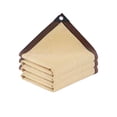 thumbnail image 2 of Oneshit 6.5'x 10' Sun Shade Canopy Summer Clearance Sun Shade Commercial Outdoor Shade Cover Sand Rectangle Heavy Duty Permeable Backyard Shade Cloth For Patio Garden Sandbox Beige, 2 of 8