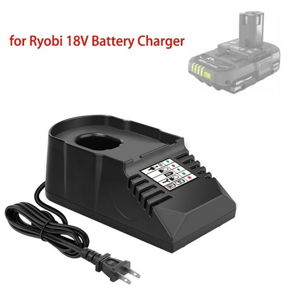 Fast Charger for Ryobi 18V Lithium-Ion/NiCad/NiMh Battery P102 P103 P107 P108 P109 P189 P190 Power Tool Battery Charger