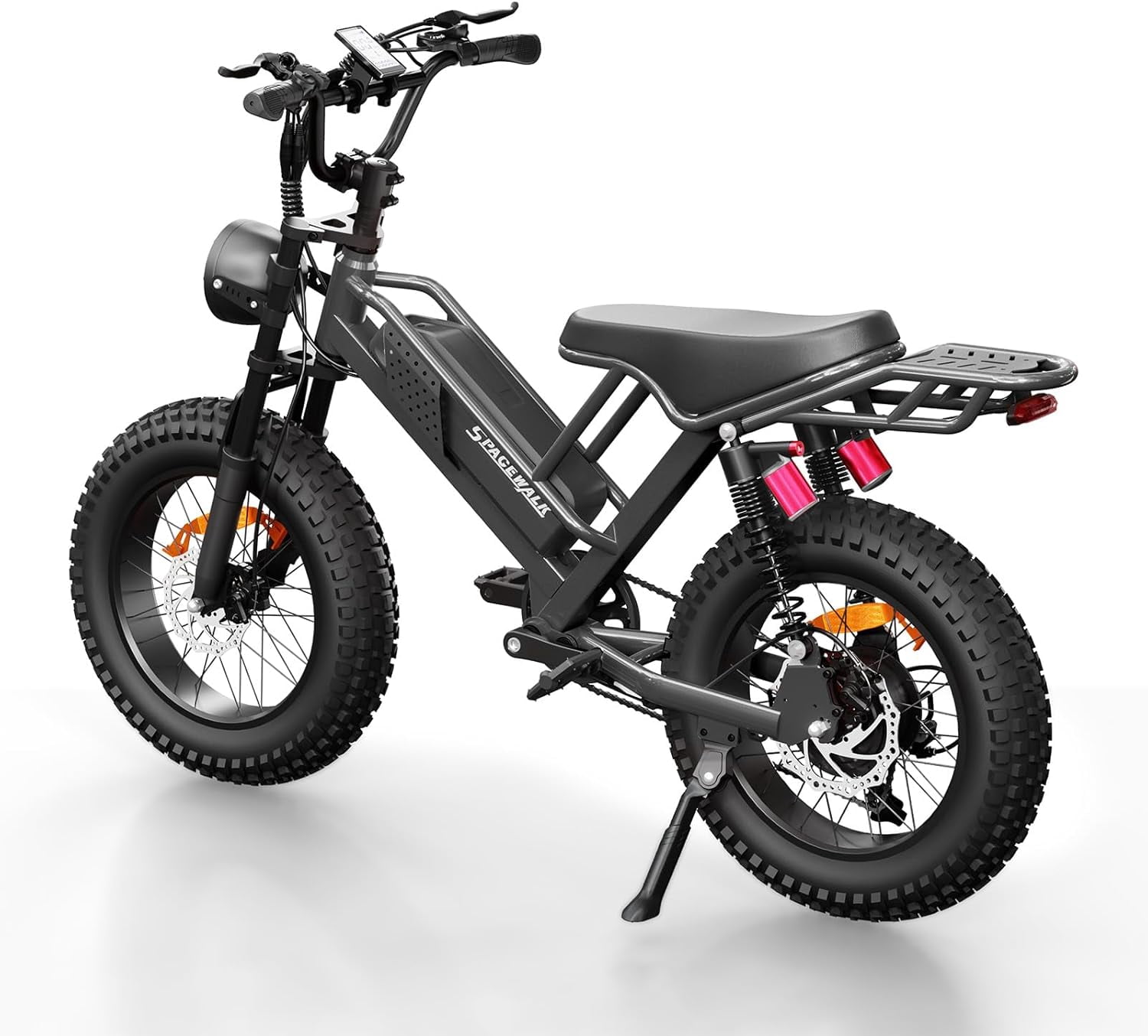 Spacewalk Electric Bike for Adult,20"x4"Fat Tires Ebike,Suitable for Riders 5'5"& Above,750W Motor,24.9mph,48V 15Ah