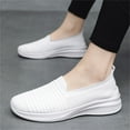 thumbnail image 6 of Sopiago Women's Slip on Sneakers Women's Comfort Low Vamp Slip On Sneaker, Wide Width Available White,41, 6 of 6