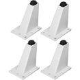 thumbnail image 1 of Piezas Patas de Muebles de Metal Ajustables Patas oblicuas de aleación de Aluminio Grueso Mesa sofá Cama TV Gabinete Patas Muebles Pies,Blanco,9cm JFHHH pequeña, 1 of 5