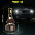 thumbnail image 4 of For Toyota Corolla 2005-2016 LED Headlight High/Low Beam 9005 Bulbs 6000K White, 4 of 10