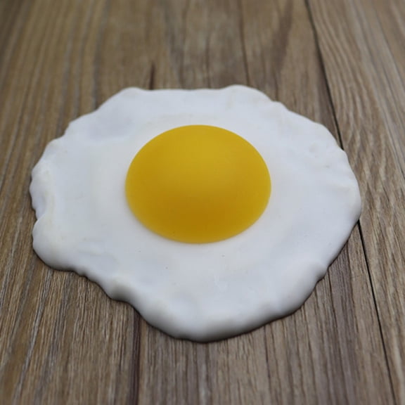 Niceminiwall 1pc Simulated Poached For Bakery Decoration Plastic Omelette Dishes DIY Craft Egg Model Kitchen Decorations Accessories