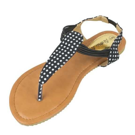 Victoria K Women's Fashion Polka-Dot Sandals