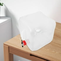 Hemoton Portable Collapsible Water Jug 10L Transparent Water Storage Container for Camping Vehicle Mounted Water Tank Outdoor Water Bucket for Hiking