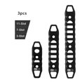 thumbnail image 1 of Juego de tornillos de tuerca de sección de riel Accesorio de juguete de metal con acabado negro de aleación de zinc para ranuras M-lock 3/7/11 kenally OD000216-00B, 1 of 6