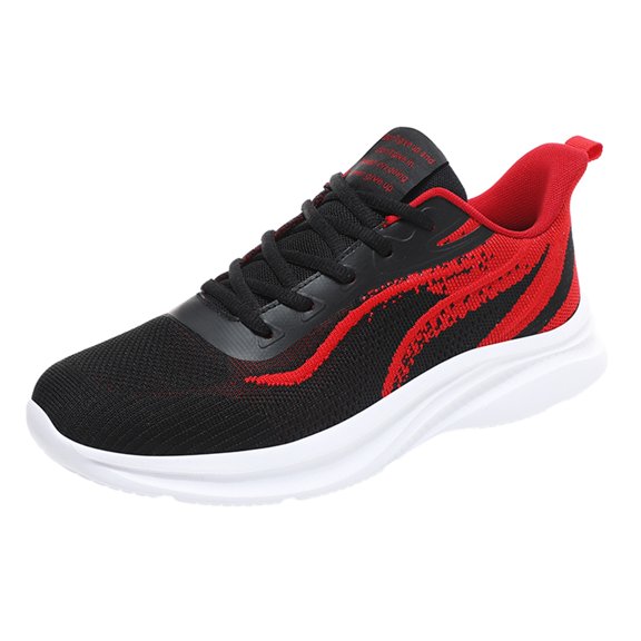 ZRBYWB Men's Sneakers Male Shoes Large Size Fashion Casual Mesh Breathable Casual Shoes Lace Up Running Shoes Comfortable