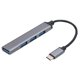 thumbnail image 1 of Adaptador de concentrador USB 3.0 4 en 1 Concentrador de datos USB de 5 Gbps USB C a concentrador USB para computadora portátil y PC, 1 of 7