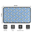 thumbnail image 5 of Blue Cartoon Unicorn Cloud Pattern Door Rugs,Washable Non Slip Door Mats Indoor,Decorative Door Mats,Entry Mat Indoor for Entrance,Bedroom,Kitchen,Bathroom,30"x17", 5 of 6