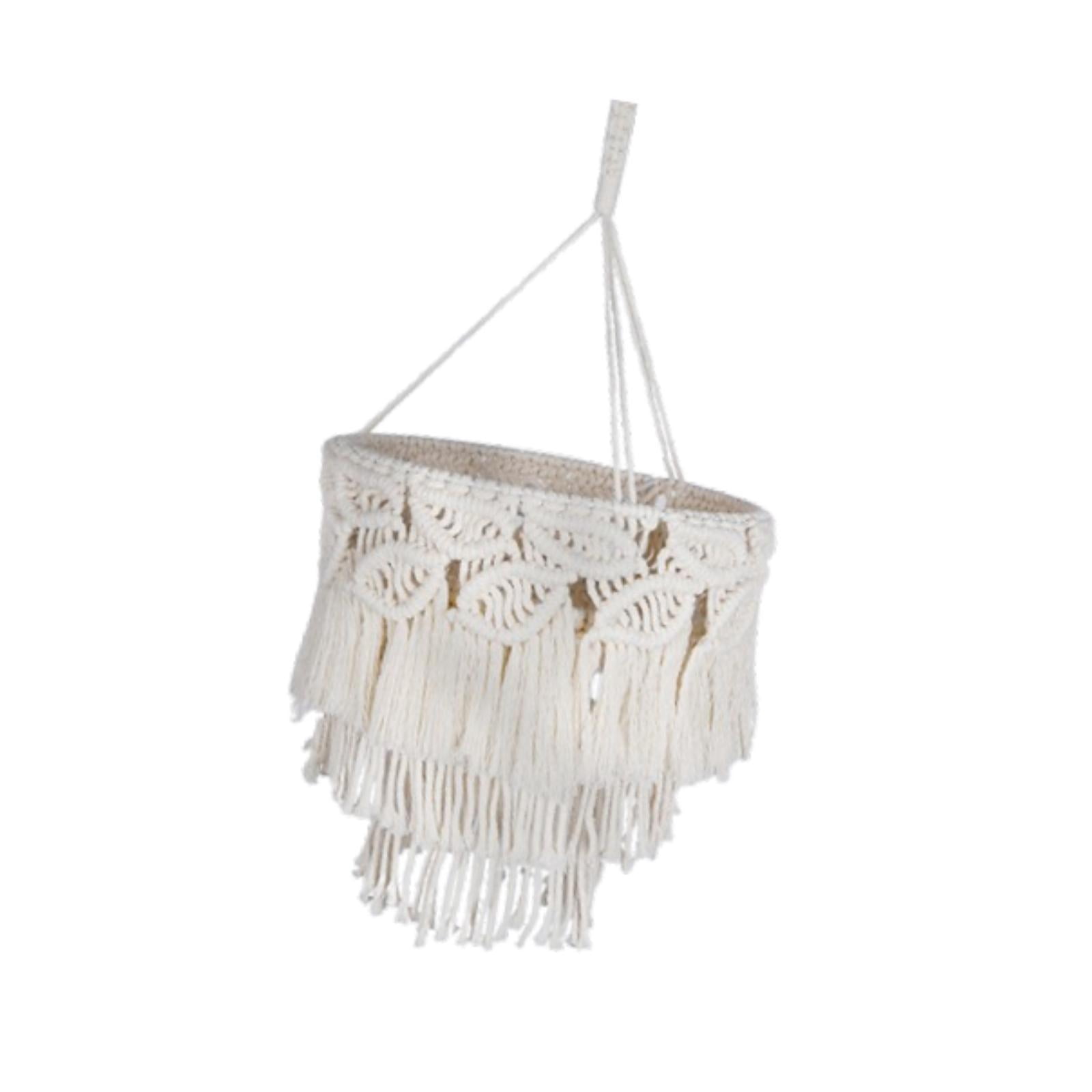Bvdfgk Macrame ceiling lamp shade shade shade Handmade Modern Bohemianlight Shade Shade A