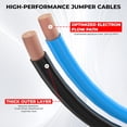 thumbnail image 6 of 2 Gauge 20  Jumper Cables Heavy Duty for , 800 Amp Automotive Booster  Jumper Cables for SUV and  with Carry Bag, Gloves, Brushes, 6 of 6