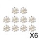 thumbnail image 1 of Botones de perlas con parte posterior plana,Botones de perlas con diamantes de imitación Broches de cuentas con parte posterior plana,Accesorio de adorno elegante DIY Craft,Botones DIY, 1 of 8