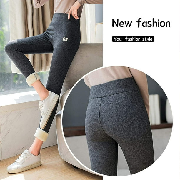 Wool And Cashmere Leggings To Wear Thermal Pants High Waist Thick Small  Foot Pants For Women New Autumn And Winter