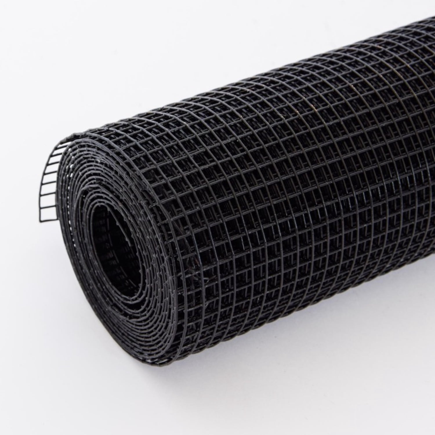 24 InchÃ50 Ft Black Vinyl Coated Hardware Cloth 21 Gauge 1 4 Inch Black PVC Hardware Cloth Black Welded Wire Fence Supports Poultry-netting Cage-home Improvement And Chicken Coop
