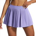thumbnail image 1 of Faldas de Tenis Plisadas con Pantalón Corto Interior, Faldas Pantalón de Golf de Cintura Alta para Mujer con Bolsillos, Faldas Pantalón Deportivas, Color de Ensueño XL, 1 of 7