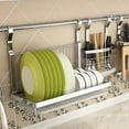 thumbnail image 3 of Maytalsory Easy Access Stainless Steel Storage Frame For Space-saving Solutions Draining Bowl Rack Durable, 3 of 6