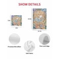 thumbnail image 7 of Octopus Coastal Kitchen Dish Towels for Drying Dishes Set of 3, Summer Nautical Starfish Coral Brown Anchor Waffle Weave Microfiber Hand Tea Bathroom Towels Quick Dry & Absorbent Towel 15.7x23.6, 7 of 7