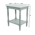 thumbnail image 7 of Decor Therapy Simplify End Table with Shelf, Casual, 15.7" x 19.5" x 24"- Ice Blue, 7 of 7