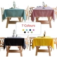 thumbnail image 2 of Mantel de lino decorativo con borlas, cubierta Rectangular para mesa de comedor, boda, té, diseño de rejilla caliente qym unisex, 2 of 2