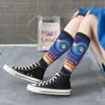 thumbnail image 5 of Honeii Galactic Night Over Meadow Print Long Socks,Novelty Design Socks Gift for Men and Women,Crew Socks,Calf Socks, 5 of 6