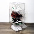 thumbnail image 4 of Zapatera Transparente Apilable AG BOX Modelo MAYA | Set de 16 Piezas | Organizador para Zapatos y Colecciones | Diseño Resistente y Visible, 4 of 5