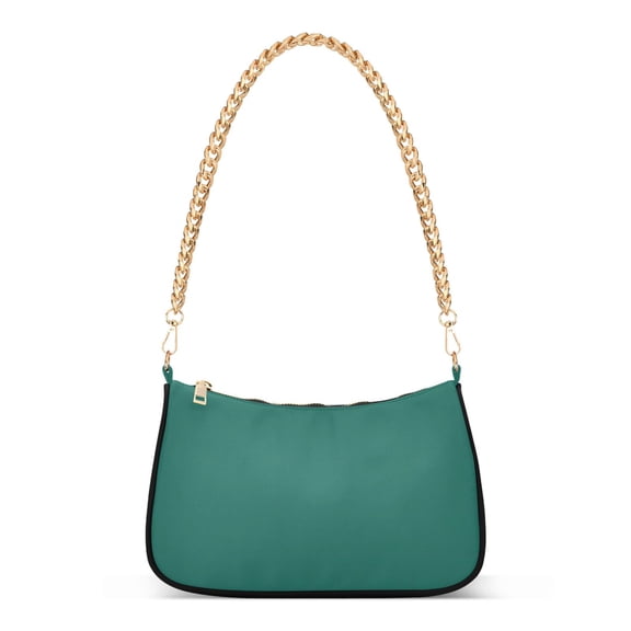 ALAZA Dark Green Women's Chain Shoulder Bag Hobo Handbag Tote Crossbody Purse