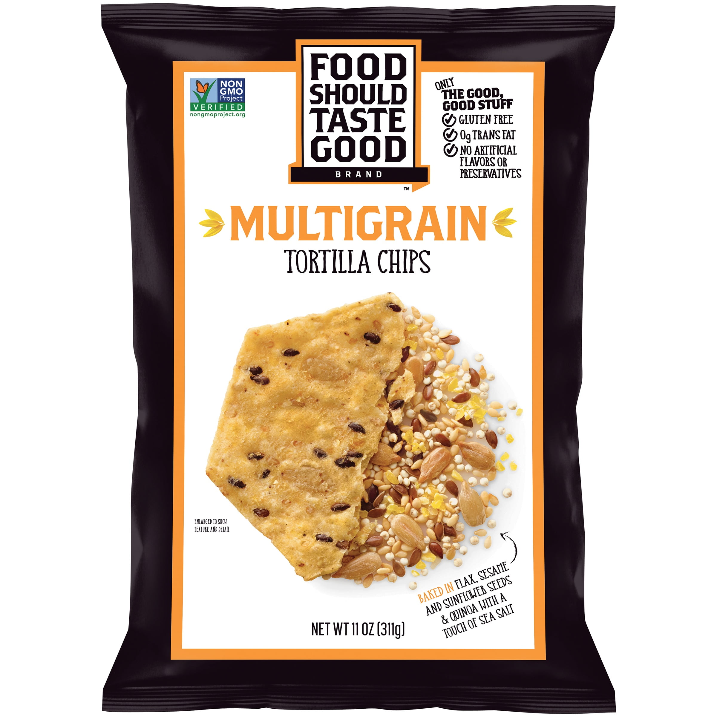 Food Should Taste Good Multigrain Tortilla Chips, 11 oz by Food Should Taste Good, Inc.