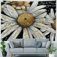 thumbnail image 4 of Orinice Daisy Tapestry Wall Hanging Unique Style Graphic Tapestries Home Wall Decor Art for Living Room Bedroom Apartment Farmhouse Dorm 40x60inch, 4 of 6