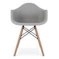 thumbnail image 2 of Aron Living Pyramid 17.5" Plastic and Beech Wood Armchairs in Red (Set of 2), 2 of 6
