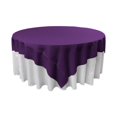 thumbnail image 1 of TCpop90x90-PurpleP23 Polyester Poplin Square Tablecloth, Purple - 90 x 90 in., 1 of 1