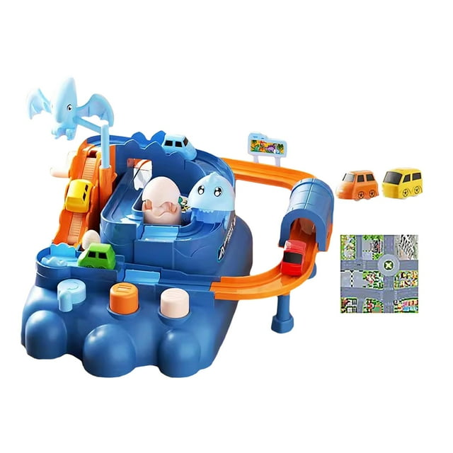 Juguete de pista de juego CUTICAT Aventura de coche con 6 coches