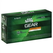 Colgate Palmolive Irish Spring Gear Deodorant Soap, 6 ea