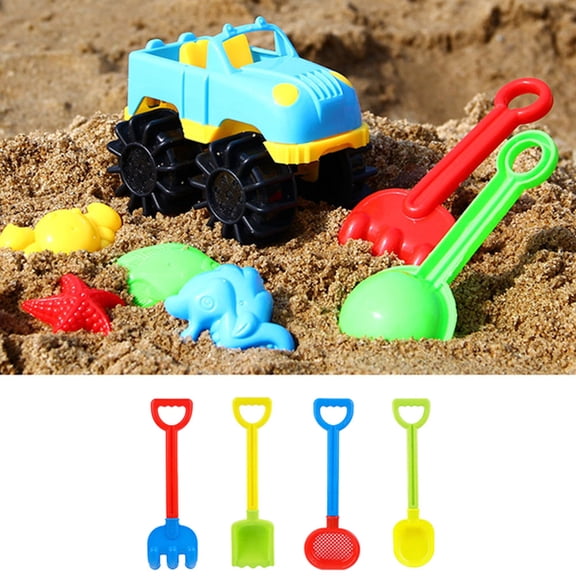 LOLIPPYY 1Set Durable Beach Playing Set with Shovel and Sand Tools for Outdoor Use