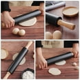 thumbnail image 2 of Shisuyan 1 Pce Rouleau de Pâte pour Ustensiles de Cuisine Ménagers Surface Lisse Rouleau (Noir), 2 of 8
