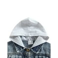 thumbnail image 4 of Tregren Boys Basic Denim Trucker Jackets Children Fall Hoodies Trendy Jeans Coats, 4 of 6