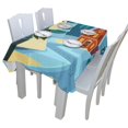 thumbnail image 5 of POPCreation Snow Tablecloths Tree Table Top Decoration 60x104 inches, 5 of 5