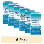(6 pack) Refresh Contacts Contact Lens Comfort Drops, 0.4 fl oz (12mL) Sterile