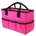 thumbnail image 2 of Bolsa de almacenamiento práctica y multifuncional, ideal para guardar artículos diversos, cosméticos, herramientas de poda y jardín, para uso diario (rosa), 2 of 7
