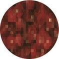 thumbnail image 1 of Ahgly Tapis d'Intérieur Lavable en Machine Carré Rouge Foncé, 3 Pieds Carré, 1 of 7