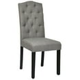 thumbnail image 2 of Resenkos Dining Chairs, Kitchen Chairs Trattoria Chairs,Set of 2 Tufted Upholstered Dining Chairs-Gray, 2 of 8