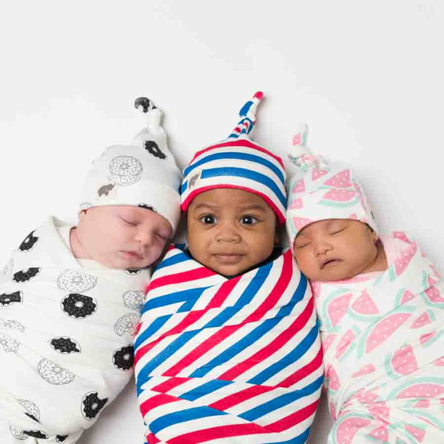 Monica + Andy Newborn Cotton Baby Layette Gift Sets, Oh Donut Even, One Size